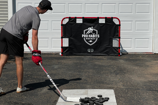 How to shoot a hockey puck