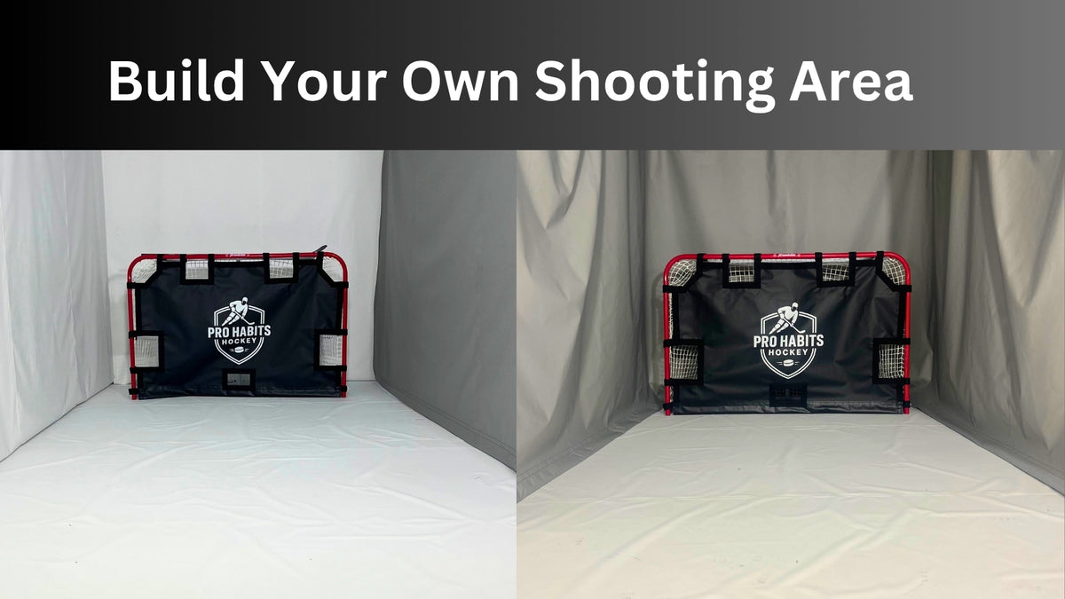 Build your own shooting area with Pro Habits Hockey puck curtains
