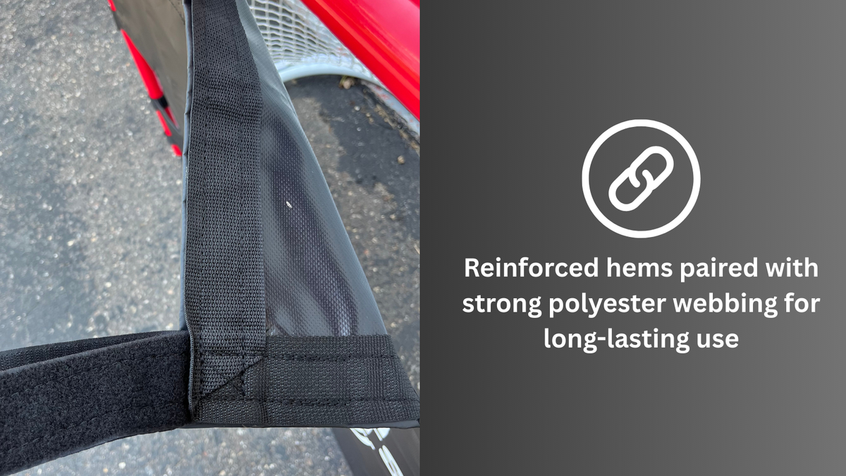 Reinforced hems paired with strong polyester webbing for long-lasting use